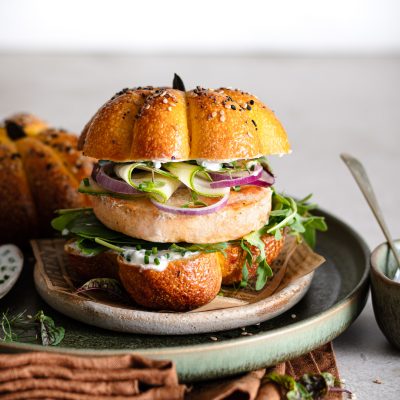 Burger buns alla zucca