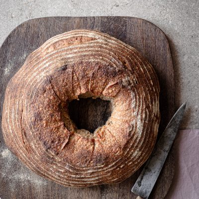 Pane “corona” con farina di grano arso